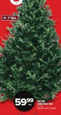 Metro BALSAM CHRISTMAS TREE 6'-7' TALL offer