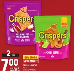 Metro CRISPERS SNACKS offer