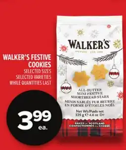 Metro WALKER'S FESTIVE COOKIES offer