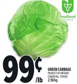 Metro GREEN CABBAGE offer