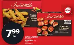 Metro IRRESISTIBLE SEAFOOD APPETIZERS offer