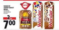 Metro NEW WONDER OR COUNTRY HARVEST BREADS offer