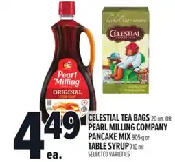 Metro CELESTIAL TEA BAGS offer