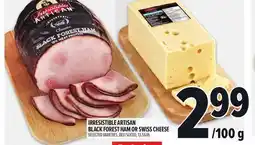 Metro IRRESISTIBLE ARTISAN BLACK FOREST HAM OR SWISS CHEESE offer