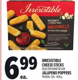 Metro IRRESISTIBLE CHEESE STICKS offer