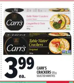Metro CARR'S CRACKERS offer