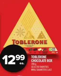 Metro TOBLERONE CHOCOLATE BOX offer