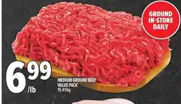 Metro GROUND IN-STORE DAILY MEDIUM GROUND BEEF offer