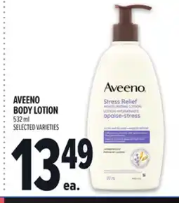 Metro AVEENO BODY LOTION offer