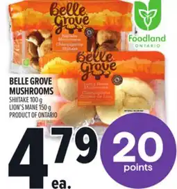 Metro BELLE GROVE MUSHROOMS offer
