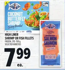 Metro HIGH LINER SHRIMP OR FISH FILLETS offer
