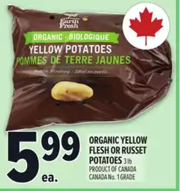 Metro ORGANIC YELLOW FLESH OR RUSSET POTATOES offer