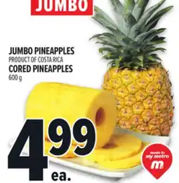 Metro JUMBO PINEAPPLES offer