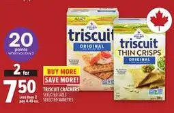 Metro TRISCUIT CRACKERS offer