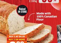 Foodland Homestyle Oat Bran, Mountain Grain, 7 Grain or Low Fat Multigrain Bread offer