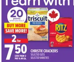 Metro CHRISTIE CRACKERS offer