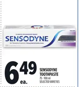 Metro SENSODYNE TOOTHPASTE offer