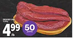 Metro FRESH BEEF LIVER offer
