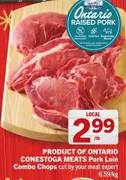 Foodland CONESTOGA MEATS Pork Loin Combo Chops offer
