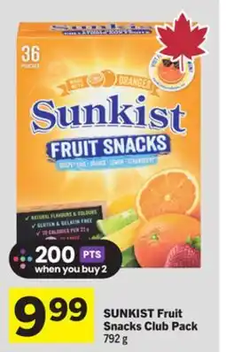 Foodland SUNKIST Fruit Snacks offer