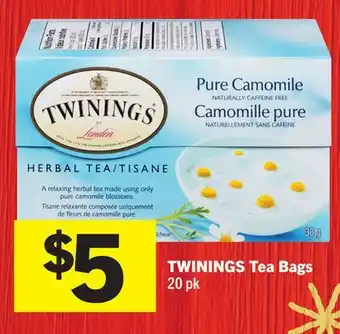 Foodland TWININGS Tea Bags offer