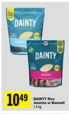 Foodland DAINTY Rice Jasmine or Basmati offer