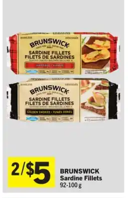 Foodland BRUNSWICK Sardine Fillets offer