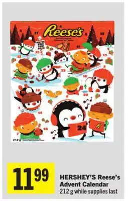 Foodland HERSHEY'S Reese's Advent Calendar offer