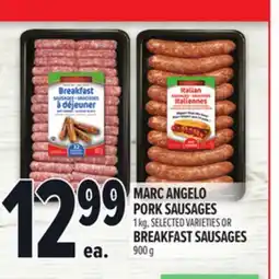 Metro MARC ANGELO PORK SAUSAGES offer