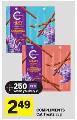 Foodland COMPLIMENTS Cat Treats offer