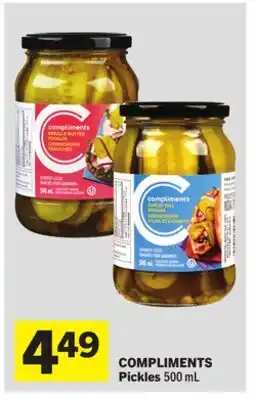 Foodland COMPLIMENTS Pickles offer
