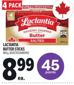 Metro LACTANTIA BUTTER STICKS offer