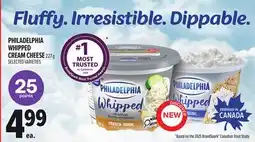 Metro PHILADELPHIA WHIPPED CREAM CHEESE offer
