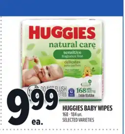 Metro HUGGIES BABY WIPES offer