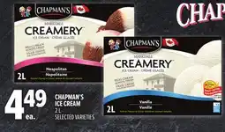 Metro CHAPMAN'S ICE CREAM offer