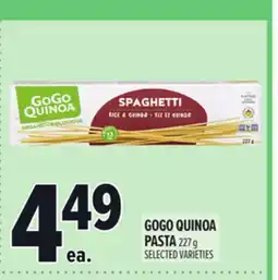 Metro GOGO QUINOA PASTA offer