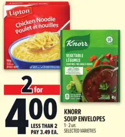 Metro KNORR SOUP ENVELOPES offer