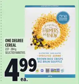 Metro ONE DEGREE CEREAL offer