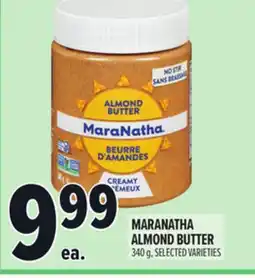 Metro MARANATHA ALMOND BUTTER offer