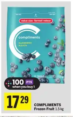 Foodland COMPLIMENTS Frozen Fruit offer