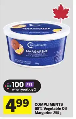 Foodland COMPLIMENTS 68% Vegetable Oil Margarine offer