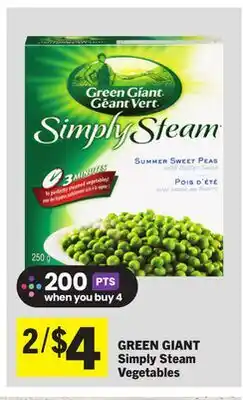 Foodland GREEN GIANT Simply Steam Vegetables offer
