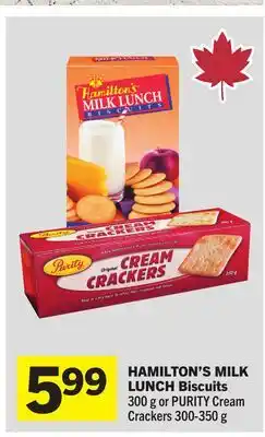 Foodland HAMILTON'S MILK LUNCH Biscuits offer