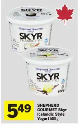 Foodland SHEPHERD GOURMET Skyr Icelandic Style Yogurt offer