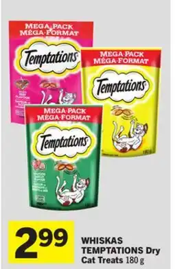 Foodland WHISKAS TEMPTATIONS Dry Cat Treats offer