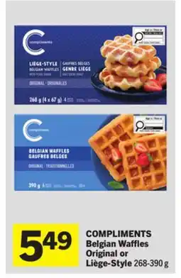 Foodland COMPLIMENTS Belgian Waffles Original or Liège-Style offer