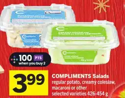 Foodland COMPLIMENTS Salads offer