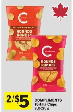 Foodland COMPLIMENTS Tortilla Chips offer