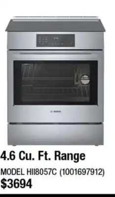 Home Depot 4.6 Cu. Ft. Range offer