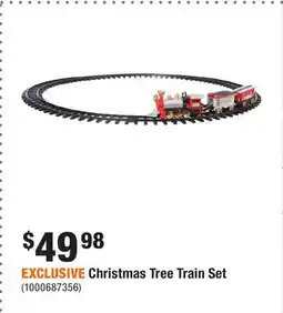 Home Depot EXCLUSIVE Christmas Tree Train Set offer